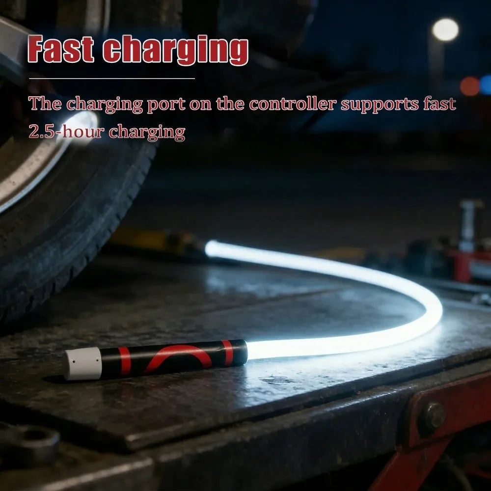 27Inch LED Flashlight Stick High Lumens 3 Brightness Modes Flexible Flashlight Stick Rechargeable Portable LED Work Lights