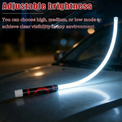27Inch LED Flashlight Stick High Lumens 3 Brightness Modes Flexible Flashlight Stick Rechargeable Portable LED Work Lights